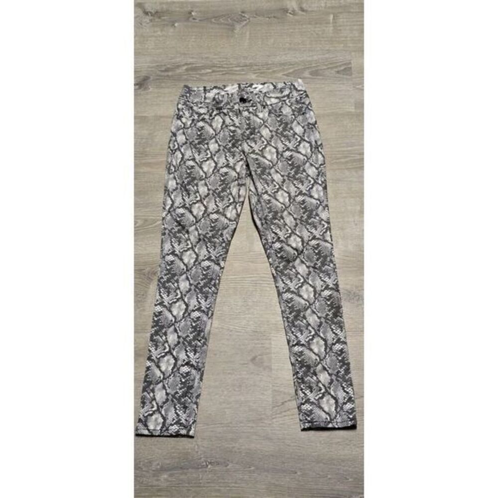 Seven7‎ Women's Tummyless High Rise Skinny Snake Print Jeggings Size 4